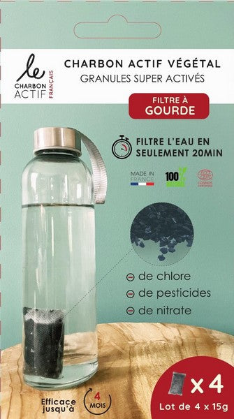 Le Charbon Actif Français -- Filtres à gourde de charbon actif