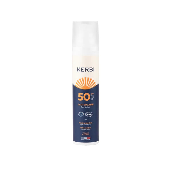 Kerbi -- Préco été - Crème solaire SPF50 parfumée (adulte dès 6 ans)- 100 g