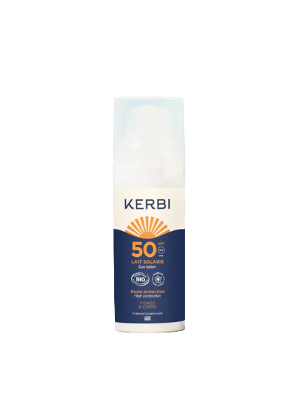 Kerbi -- Préco été - Crème solaire SPF50 parfumée (adulte dès 6 ans) - 50 g