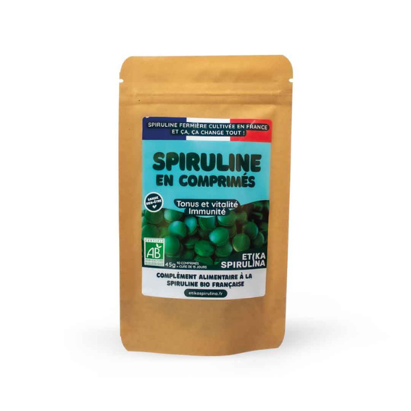 Etika Spirulina -- Spiruline bio en comprimés (origine France) - 45 g