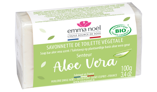 Emma Noël -- Savonnette aloe vera bio - 100 g