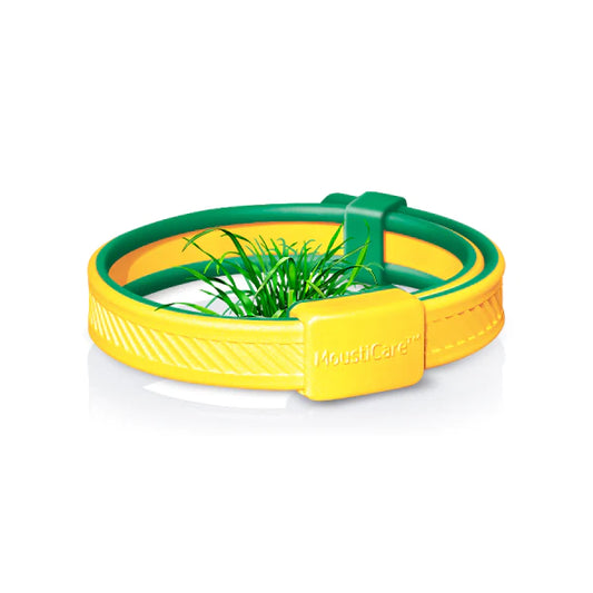 Mousticare -- Préco été - Bracelet anti-moustiques ajustable jaune et vert