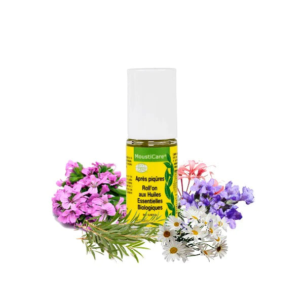 Mousticare -- Préco été - Roll'on après piqûres aux huiles essentielles - 5 ml