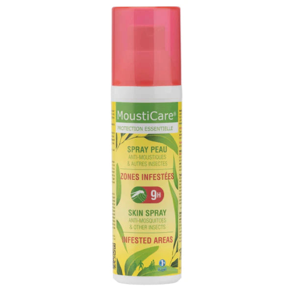 Mousticare -- Préco été - Spray Peau  anti-moustique Zones Infestées - 75 ml