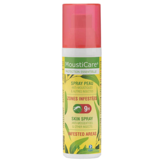 Mousticare -- Préco été - Spray Peau  anti-moustique Zones Infestées - 75 ml