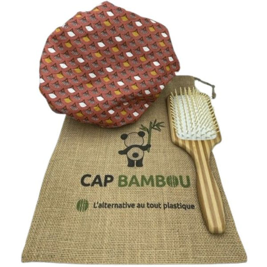 Cap Bambou -- Paille réutilisable 13 cm caramélisée gravée