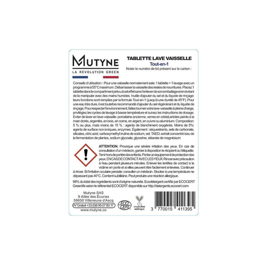 Mutyne -- Lessive ecocert hypoallergénique sans parfum - 1,5 L – Aventure  bio