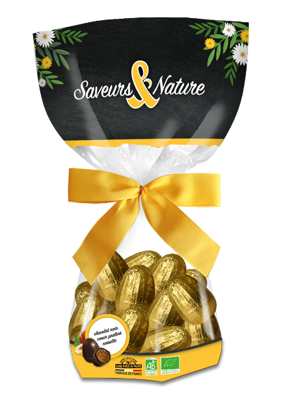 Saveurs & Nature -- Drôles de céréales enrobées de chocolat noir bio –  Aventure bio