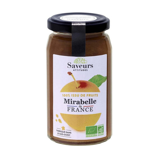 Saveurs et fruits -- Préparation aux Fruits 100% issue de fruits Mirabelle de France bio - 240 g